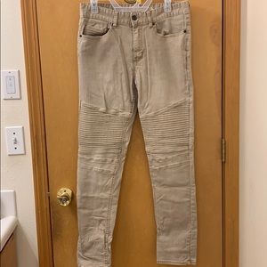 Slim Fit Khaki Jeans